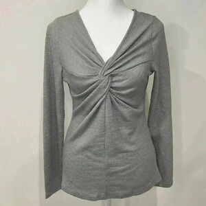 Twisted long sleeve shirt